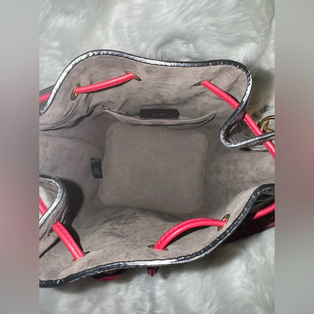 Fendi Mon Tresor FF multicolor bucket bag - Picture 5 of 9